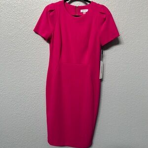 Calvin Klein pink dress. Size 10, New with tags